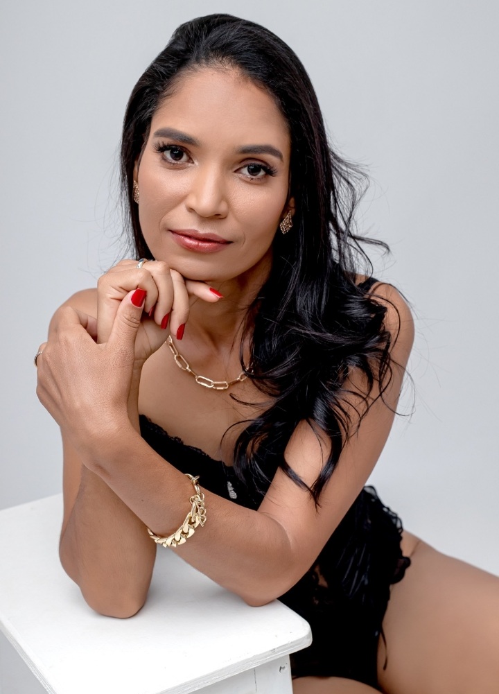 Rúbia Rosa, finalista do Miss Golden Brasil representando Bahia
