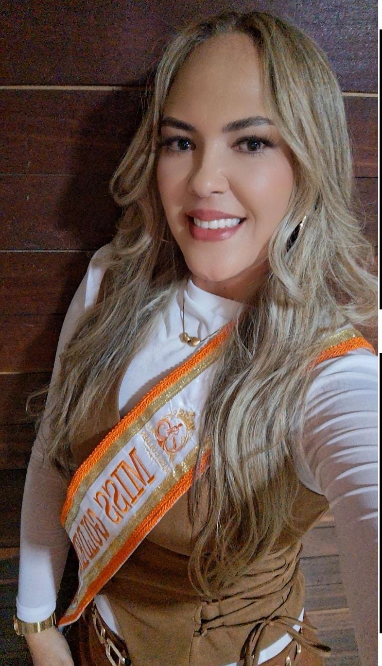 Angel, finalista do Miss Golden Brasil representando Rondônia