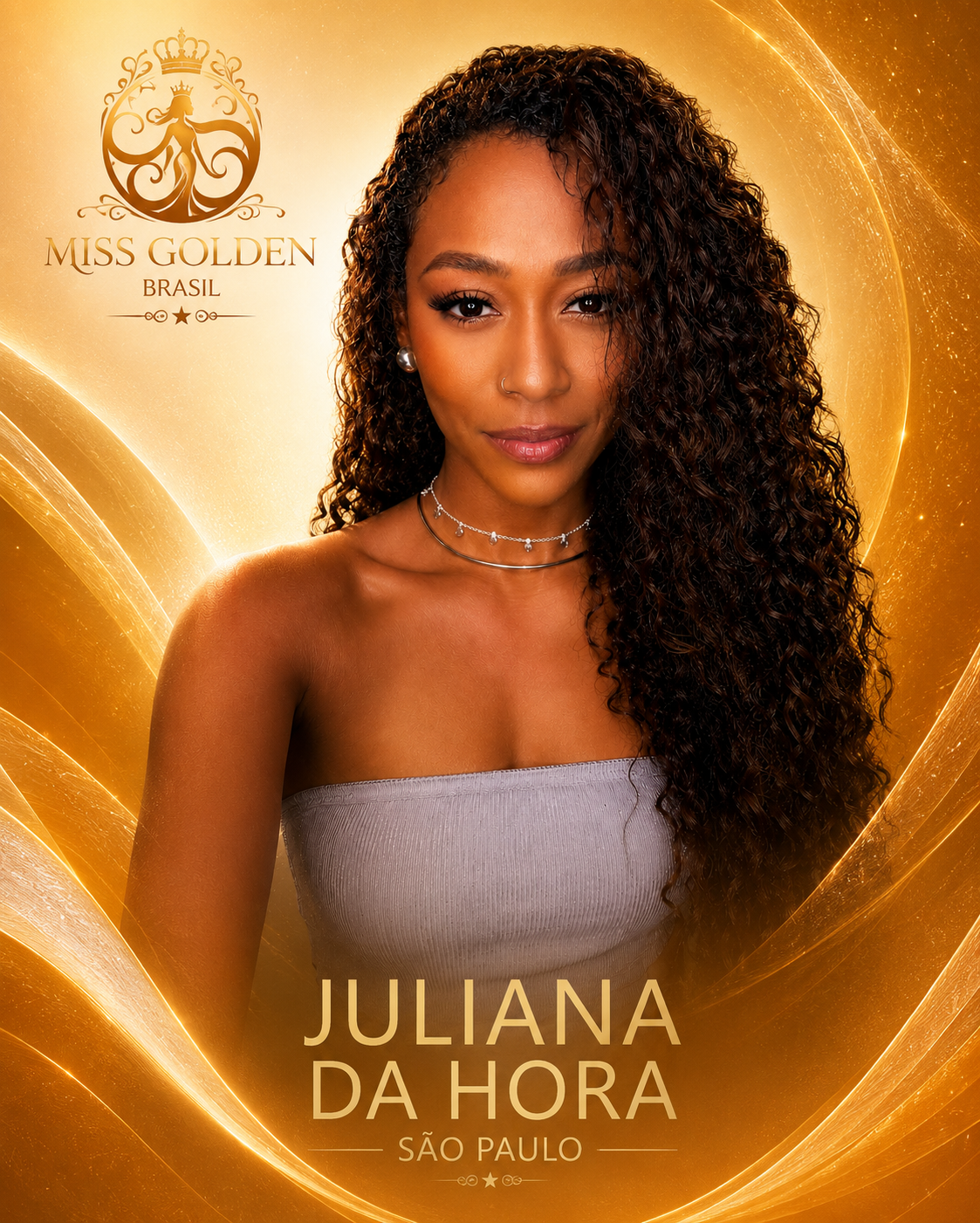 Juliana da Hora, finalista do Miss Golden Brasil representando Ceará